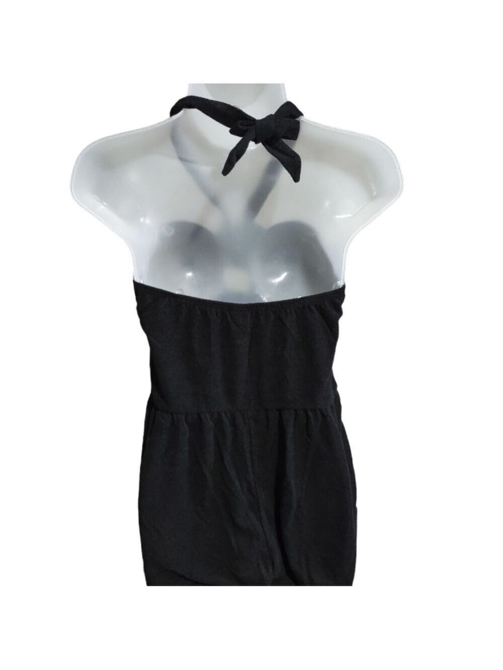 Wild Fable Terry Towel Romper Black - Picture 3 of 3